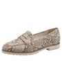 Tamaris Damen Loafer flach, beige, 39 EU
