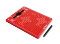 Hape Magnetische Zeichentafel - Rote Mini-Zeichentafel für Kinder, Kreatives Reise-Spielzeug zum Mitnehmen, Motorik- und Lernspielzeug, ab 3 Jahren, 175 x 215 x 12 mm