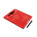 Magnetische Zeichentafel, rot, klein