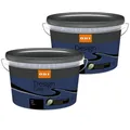 Wandfarbe OBI Design Color matt Royalblau 2 x 2,5 l Innenfarbe für ca. 50m²