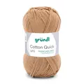 GRÜNDL WOLLE COTTON QUICK UNI 50G MESSING 100G/5,98 Euro
