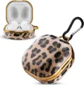 Cadorabo Hülle für Samsung Galaxy Buds PRO/LIVE/Buds 2 Design Leopard Tragbare IMD Kopfhörer Schutzhülle