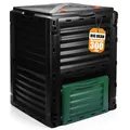 Komposter Schnellkomposter Garten 300 Liter Kunststoff Schwarz