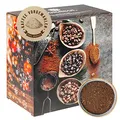Corasol Premium Flavoured Coffee Kaffee-Adventskalender 2025 mit 24 aromatisierten Kaffee-Kreationen, gemahlen für Genießer (240 g)