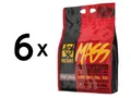 6 x Mutant Mutant Mass, Chocolate Fudge Brownie - 6800g (13,97 EUR/kg)