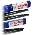 BOSCH SCHEIBENWISCHER 899 + HECKWISCHER H400 FÜR CITROEN BERLINGO 96- XM 89-00