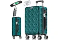 KESSER Hartschalen-Trolley Reisekoffer, 4 Rollen, ABS Hartschalenkoffer mit Zahlenschloss Kofferwaage & Reisebrieftasche