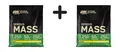 2 x Optimum Nutrition Serious Mass (12lbs) Banana (18,33 EUR/kg)