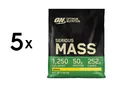 5 x Optimum Nutrition Serious Mass (12lbs) Banana (17,23 EUR/kg)