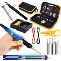 Lötkolben Set Lötset 60W Lötstation Temperatur Einstellbar Soldering Retoo