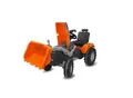 Trettraktor mit Frontlader Power Drag orange