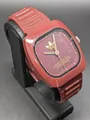 ADIDAS ORIGINALS RETRO WAVE TWO Armbanduhr Uhr Wasserdicht 37 mm rot