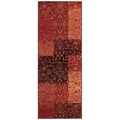 OTTO home Läufer Bennet, rechteckig, Höhe: 7 mm, Vintage Design, flacher Läufer, Brücke, Kurzflor, elegant braun 90 cm x 250 cm x 7 mm