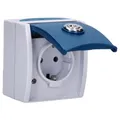 Busch-Jaeger 20 EWSL-53 SCHUKO® Steckdose (Thermoplast) Grau ocean® (IP 44) 2CKA002083A0822