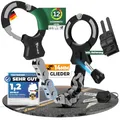 MIVELO E-Scooter Schloss extra sicher - Kettenschloss I Handschellenschloss für Elektroroller I Fahrradschloss hohe Sicherheit - Inkl. Halterung I Schloss E-Roller (14mm Gelenkkette, ohne Tasche)