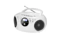 P 70  Portable Boombox mit CD, UKW-Radio und Kassettenabspieler weiß