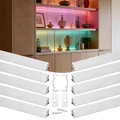 VEVOR LED Profil 10er-Pack 2m Aluminiumprofil mit Milchiger Abdeckung V-Form