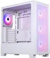 Phanteks XT Pro Ultra Tempered Glass Windows D-RGB - weiß - Weißes Midi-Tower-Gehäuse - mit Seitenteil aus Tempered Glass - exzellenter Airflow dank feiner Mesh-Front - Platz für Radiatoren bis 360 mm - 4x 140-mm-Lüfter vorinstalliert - Support für Mainboards mit rückseitigen Anschlüssen (PH-XT523P1_DWT01)