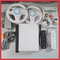 Nintendo Wii Konsole Set mit Mario Kart 2 Remote Plus Controller 2 Lenkräder