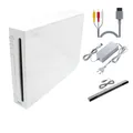 Nintendo Wii - Konsole - RVL-001 - alle Kabel - Weiß