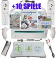 Nintendo Wii mit Mario Kart Balanceboard  Wii Fit Wii Play Wii Sports +10 SPIELE