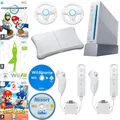 Nintendo Wii Set+Balanceboard+ Mario Kart+Wii Fit+Wii Play+Wii Sports+2Lenkräder