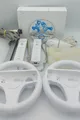 Nintendo Wii Konsole Weiß RVL-001 mit Mario Kart 2x Controllern Kabeln Sehr gut