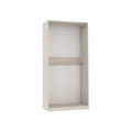 Garderobenschrank TRES 01C moderner offener Kleiderschrank mit 2 Kleiderstangen