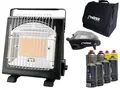 Phönix Gasheizung 1,7KW Gasstrahler Keramik Camping Heizung Heizstrahler +Tasche