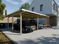Woodtex Gartenhaus WOODTEX Carport 304×676 cm, BxT: 304x676 cm