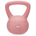 Gymtek® Weiche Kettlebell 4 kg, Handeln für Frauen - 4kg Kugelhantel - Kettlebell Soft, Gewichte Hantel, Kugelgewicht, Home Gym Equipment, Fitness, Krafttraining, Sport Geräte für Zuhause