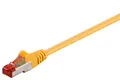 Goobay CAT 6 Patchkabel, S/FTP (PiMF), Gelb
