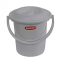 Curver Toiletteneimer + Deckel grau 5ltr