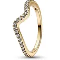 Pandora Fingerring Pandora Funkelnde Welle Ring 162539C01 Damenring 50