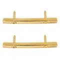 Musiclily Basic Stahl Saitenniederhalter String Trees String Retainers Bar für E-Gitarre, Gold (2 Stück)