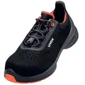 uvex 1 G2 Halbschuhe S1 schwarz, rot Weite 14 Gr. 50 - Schwarz - 50