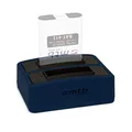 Mini-Dual-Ladegerät (USB) für Nikon EN-EL23 / Coolpix B700, P600, P610, P900, S810c - inkl. Micro-USB-Kabel (2 Akkus gleichzeitig ladbar)