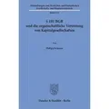 181 BGB und die organschaftliche Vertretung von Kapitalgesellschaften. Dissertationsschrift