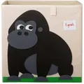 3Sprouts Aufbewahrungsbox, Natur, Textil, Tiere, 33x33 cm, Spielzeug, Spielzeugkisten