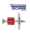 100 Kopfbolzen Betonnägel 3,7x27mm mit 23mm Rondelle 2mm Stahl für Bolzensetzer