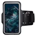 CoverKingz Sportarmband kompatibel mit Google Pixel 8 Pro - Armtasche mit Schlüsselfach Oberarm Halterung - Sport Laufarmband Handy Armband Schwarz