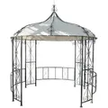 Berlinlodge Pergola, Creme, Metall, 300x330x300 cm, Sonnen- & Sichtschutz, Pavillons & Pergolas, Pergolas