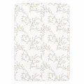 Meyco Baby Spannbettlaken für Laufgittermatratze - 75x95cm - Jersey Spannbetttuch - 100% Baumwolle - Oeko Tex Zertifiziert - Rundum-Gummizug, atmungsaktiv - Branches - Sand