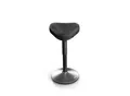 CLOUVOU - Nexus - ergonomischer Hocker (47-64cm) - Schwarz