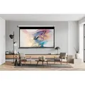 Manuelle Leinwände-Manual projection screens for beamer by elite screens-Elite Screens, Beamer Leinwand, Projektionsleinwand, Heimkino Schwarz / 1:1 / 99" (178 x 178)