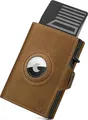 DODENSHA Airtag Wallet Herren Geldbörse RFID Slim Wallet Braun
