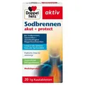 2x DOPPELHERZ Sodbrennen akut+protect Kautabletten 20 ST