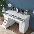 Skye Decor, BJ106 - 2881, Schminktische, Weiß, 120 x 81,6 x 44,5 cm