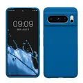 kwmobile Handyhülle für Google Pixel 8 Pro Hülle, für Pixel 8 Pro Case - Hülle Silikon - kabelloses Laden - Blue Reef