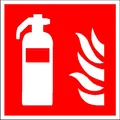 SafetyMarking® Brandschutzaufkleber Feuerlöscher 15 cm x 15 cm 38.A5010